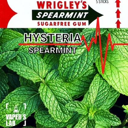 Фото, Відео на Безнікотинову рідину Hysteria Spearmint 30 ml