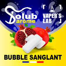 Лучшие пищевые ароматизаторы  Solub Arome Bubble Sanglant Гранатовая жвачка