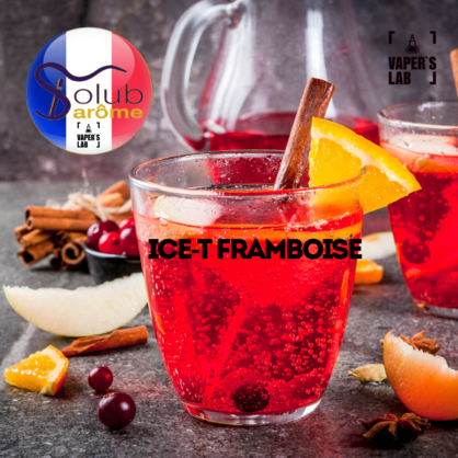Фото, Видео, Основы и аромки Solub Arome "Ice-T framboise" (Малиновый чай) 