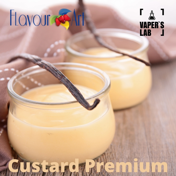Отзывы на аромку FlavourArt Custard Premium Ванильный крем