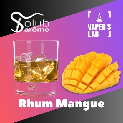 Фото, Відеоогляди на Ароматизатори для самозамісу Solub Arome "Rhum Mangue" (Ром з манго) 