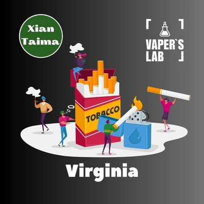 Фото, Відеоогляди на ароматизатор для самозамісу Xi'an Taima "Virginia" (Тютюн Вірджинія) 