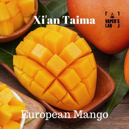 Фото, Видео, ароматизатор для самозамеса Xi'an Taima "European Mango" (Европейское Манго) 