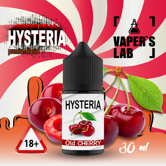 Відгуки Рідина на сольовому нікотині Hysteria Salt "Old Cherry" 30 ml 