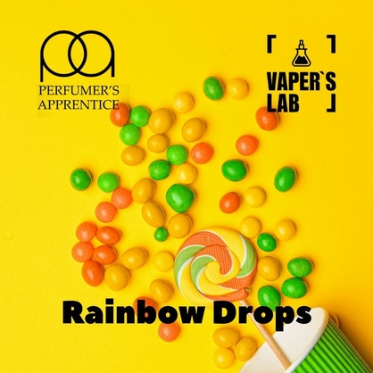 Фото, Видео, Ароматизаторы вкуса TPA "Rainbow Drops" (Кисло-сладкое драже) 