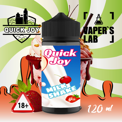 Фото, Видео на жижи для вейпа Quick Joy Milk shake 120ml