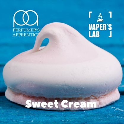 Фото, Відеоогляди на Ароматизатори для сольового нікотину TPA "Sweet Cream" (Солодкий крем) 