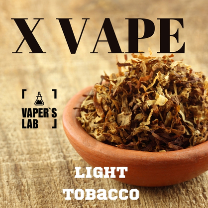 Фото, Видео на жидкость на солевом никотине XVape Salt "Light Tobacco" 30 ml