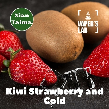 Фото, Видео, Купить ароматизатор Xi'an Taima "Kiwi Strawberry and Cold" (Киви с клубникой и холодком) 