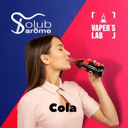 Фото, Відеоогляди на Натуральні ароматизатори для вейпа Solub Arome "Cola" (Кола) 
