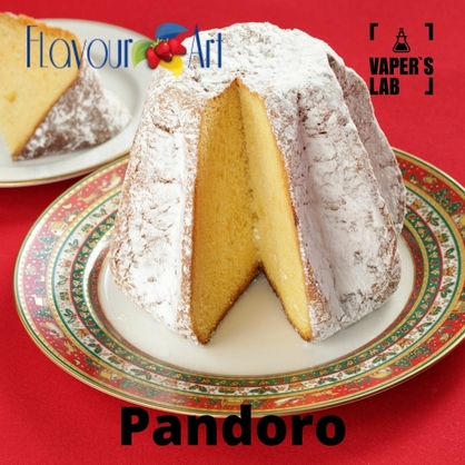 Фото, Відеоогляди на Аромки для вейпа. FlavourArt Pandoro Лbмонний кекс