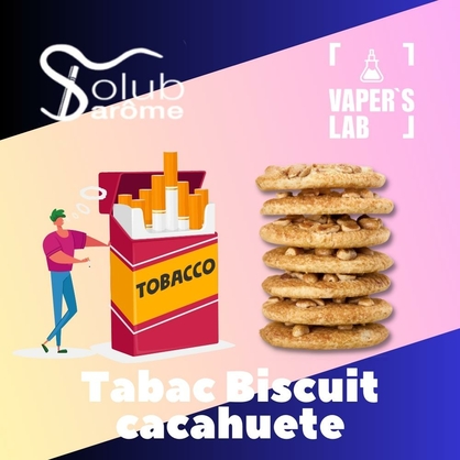 Фото, Відеоогляди на Ароматизатори для рідин Solub Arome "Tabac Biscuit cacahuete" (Тютюн та арахісове печиво) 