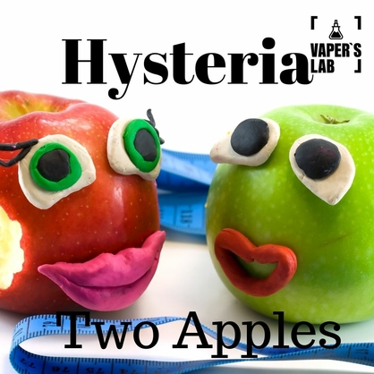 Фото купити жижи для вейпа hysteria two apples 100 ml