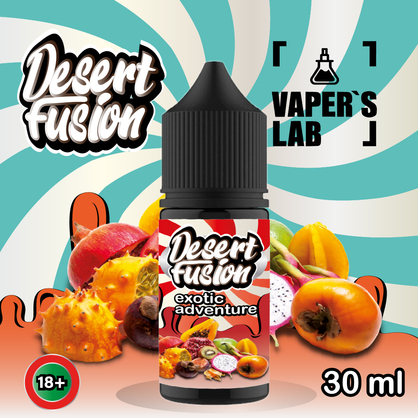 Фото жидкость для под систем dessert fusion salt exotic adventure 30 ml