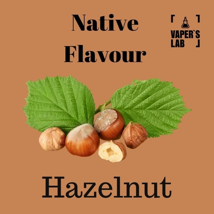 Фото, Видео на Жидкость для вейпа Native Flavour Hazelnut 100 ml