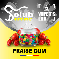 Основы и аромки Solub Arome Fraise Gum Клубничная жвачка