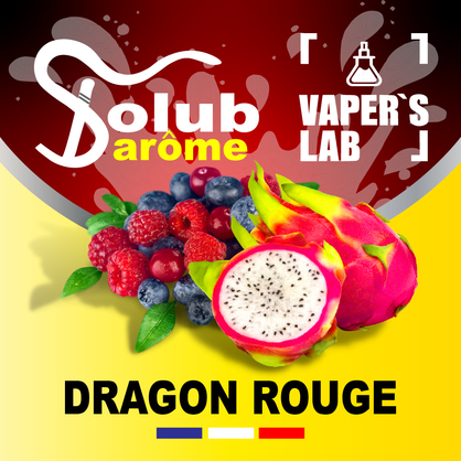 Фото, Видео, Ароматизаторы для вейпа Solub Arome "Dragon rouge" (Питахайя с лесными ягодами) 
