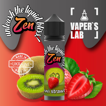 Фото купить заправку для электронной сигареты zen kiwi strawberry