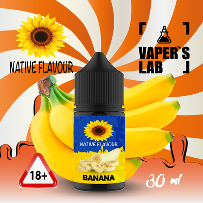 Фото жидкость для под систем native flavour banana 30 ml