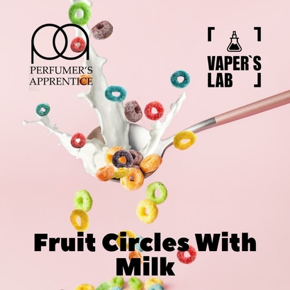 Фото, Відеоогляди на Ароматизатори для самозамісу TPA "Fruit Circles With Milk" (Фруктові кільця в молоці) 
