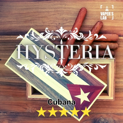 Фото, Відео на Безнікотинову рідину Hysteria Cubana 30 ml