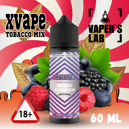 Фото, Відео на Рідини для вейпа XVape Berry Tobacco