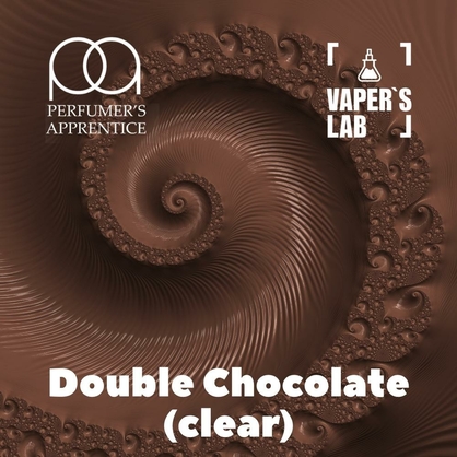 Фото, Видео, Арома для самозамеса TPA "Double Chocolate"(Clear) (Двойной шоколад) 