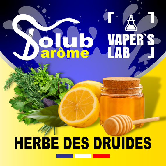 Отзывы на Ароматизаторы для вейпа купить украина Solub Arome "Herbe des druides" (Травы с лимоном и медом) 