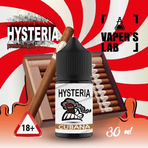 Відгуки Рідина для пода з нікотином Hysteria Salt "Cubana" 30 ml 