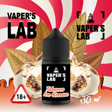 Рідина для пода з нікотином Vaper's LAB Salt Tobacco ice cream 30