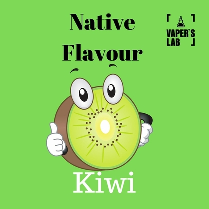 Фото жижа без нікотину native flavour kiwi 120 ml