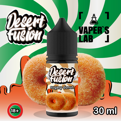 Фото жидкость для пода dessert fusion salt sugary donut 30 ml