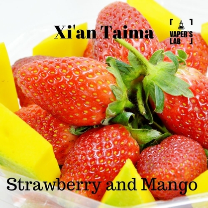Фото, Видео, Арома для самозамеса Xi'an Taima "Strawberry and Mango" (Клубника манго) 