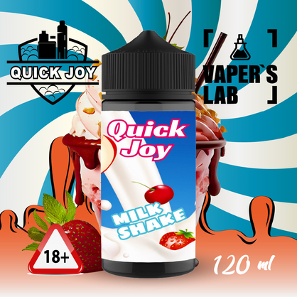 Фото, Видео на жижи для вейпа Quick Joy Milk shake 120ml