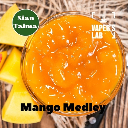 Фото, Видео, Пищевой ароматизатор для вейпа Xi'an Taima "Mango Medley" (Манго попурри) 