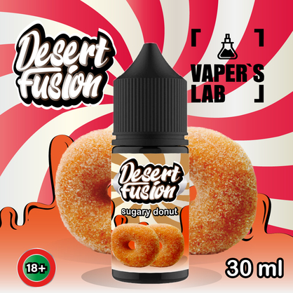 Фото жидкость для пода dessert fusion salt sugary donut 30 ml