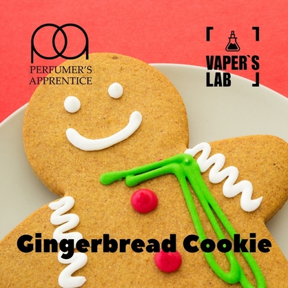 Фото, Відеоогляди на Ароматизатори для сольового нікотину TPA "Gingerbread Cookie" (Пряникове печиво) 