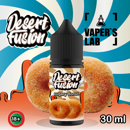 Фото сольова жижа top dessert fusion salt sugary donut 30 ml