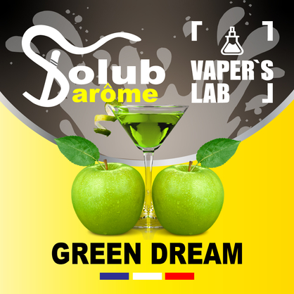 Фото, Відеоогляди на Компоненти для рідин Solub Arome "Green Dream" (Освіжаючий напій з яблуком) 