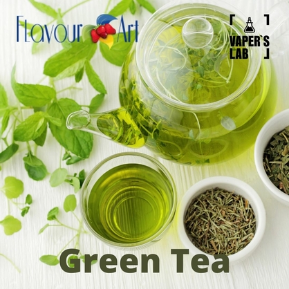 Фото на Аромки для вейпа для вейпа FlavourArt Green Tea Зелёный чай