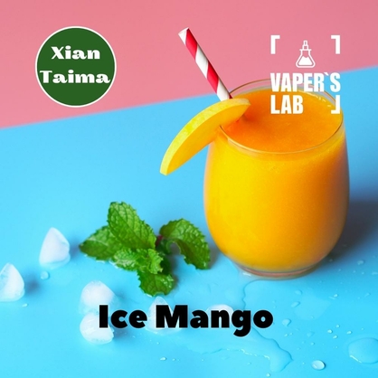 Фото, Відеоогляди на Ароматизатор для самозамісу Xi'an Taima "Ice Mango" (Манго з холодком) 