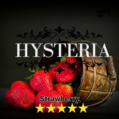 Фото, Видео на заправки для вейпа Hysteria Strawberry 30 ml