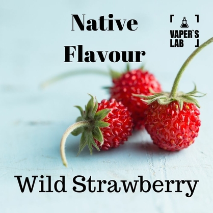Фото купити жижу native flavour wild strawberry 15 ml