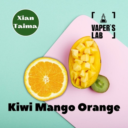 Фото, Відеоогляди на Найкращі харчові ароматизатори Xi'an Taima "Kiwi Mango Orange" (Ківі манго апельсин) 