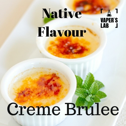 Фото рідини для вейпа native flavour creme brulee 120 ml