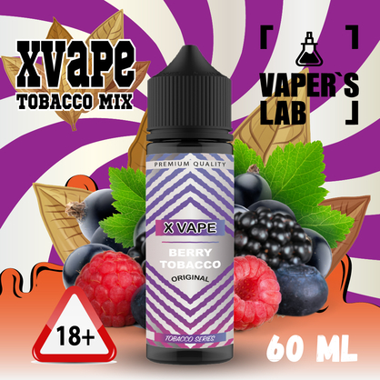 Фото, Відео на Рідини для вейпа XVape Berry Tobacco