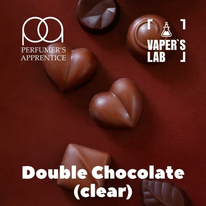 Фото, Видео, Арома для самозамеса TPA "Double Chocolate"(Clear) (Двойной шоколад) 