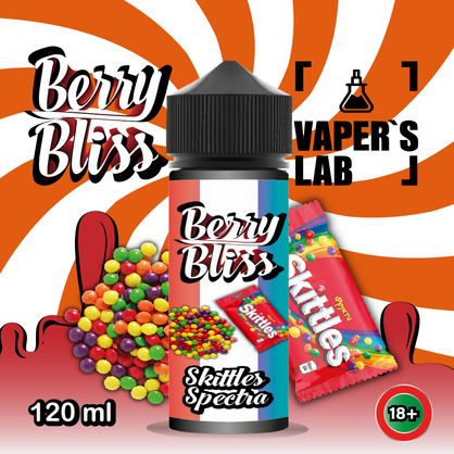 Фото жидкости для вейпа berry bliss skittles spectra (конфеты скитлс)