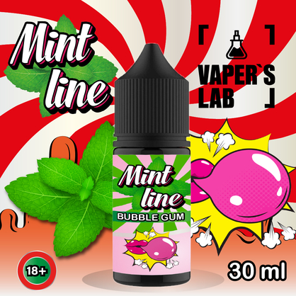 Фото сольова жижа для пода mint bubble gum 30ml