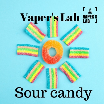 Фото, Видео на жижа для подика Vaper's LAB Salt "Sour candy" 15 ml